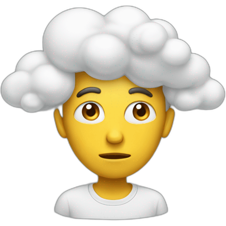 thinking cloude emoji