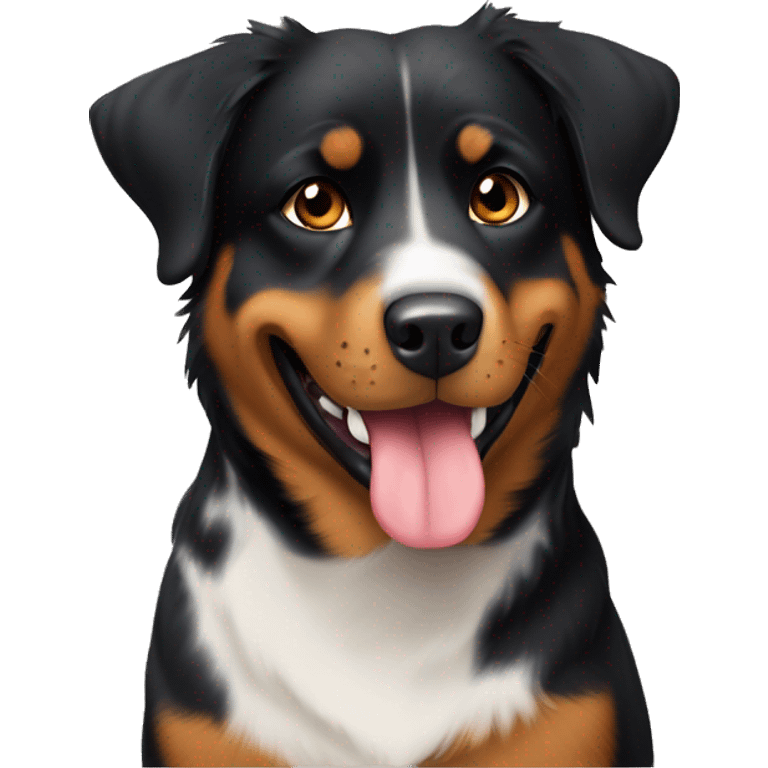 Rottweiler and Australian shepherd mix emoji