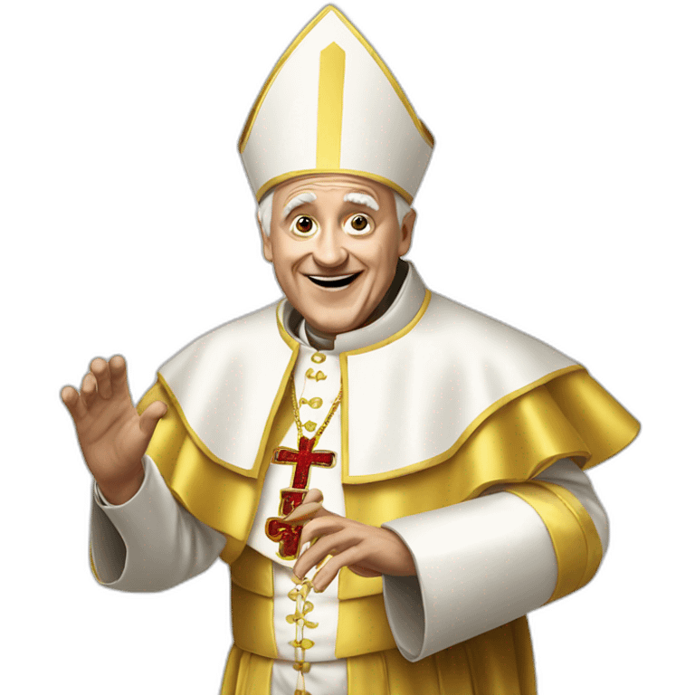 Pope-dancing-drag emoji