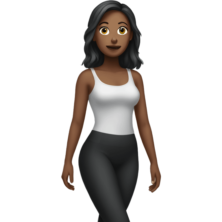 Woman in tights emoji