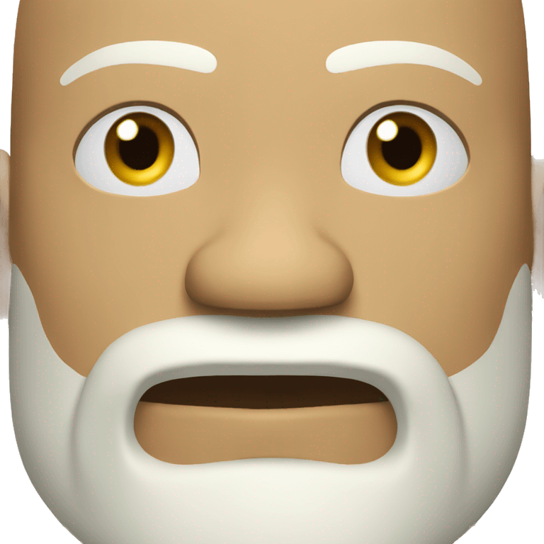 Big boxer white bald blonde beard  emoji