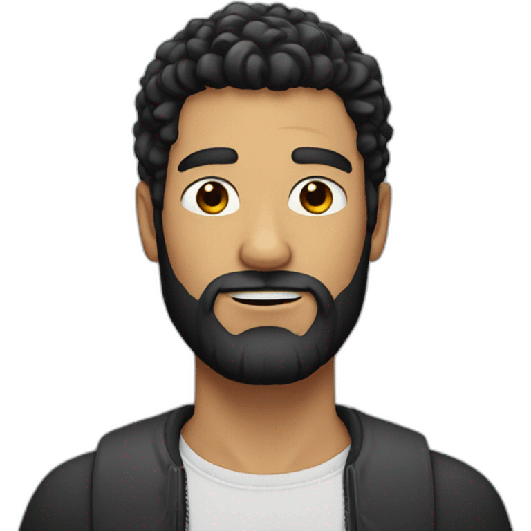 white man with black hair and a red beard emoji