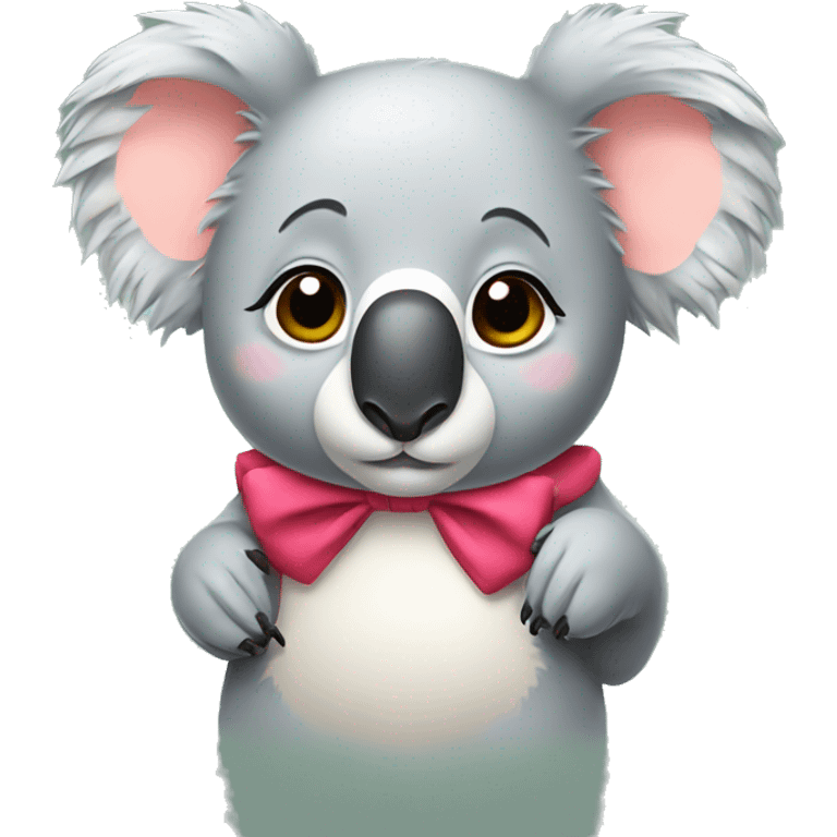 Koala with a bow  emoji