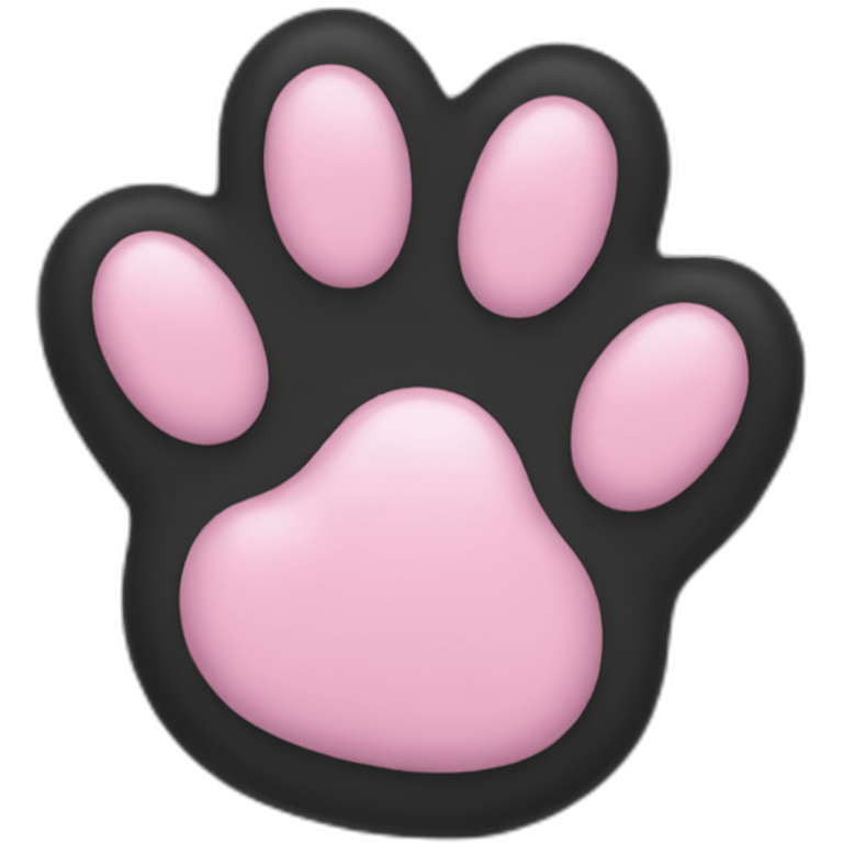 Cat paw emoji