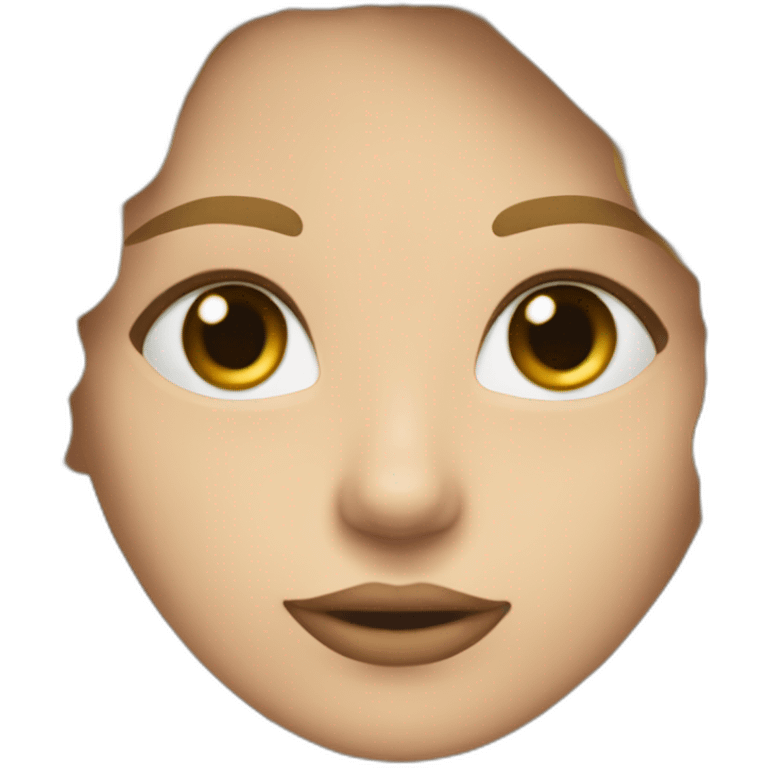 "Neural network, please generate an emoji for the following description A blonde girl, a photographer wearing a black t-shirt with the words 'it models' written on it." emoji