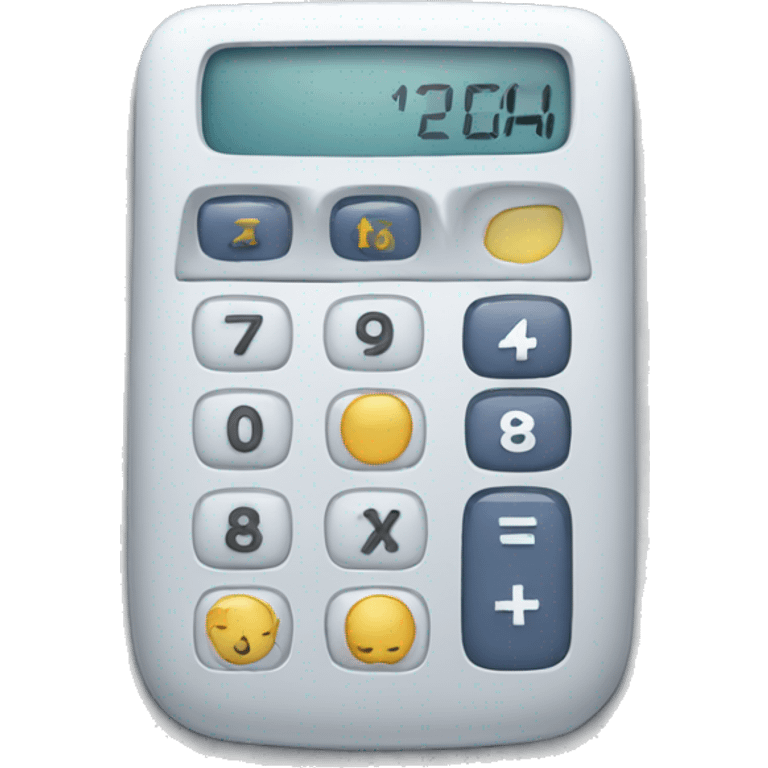 analyze numbers with calculator emoji