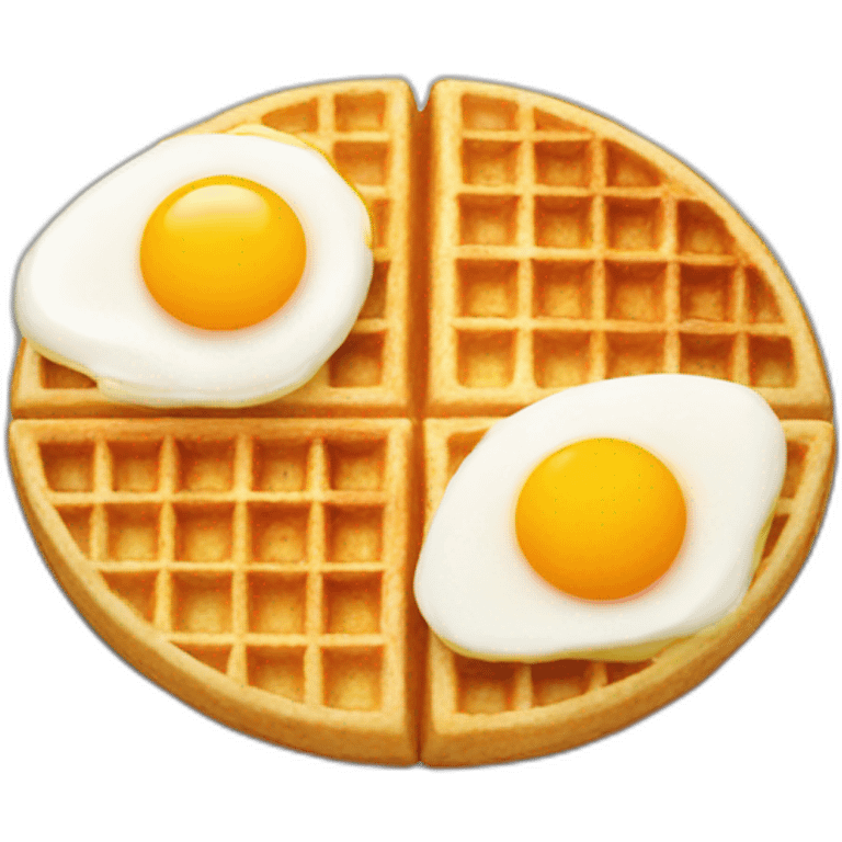 Egg waffles emoji