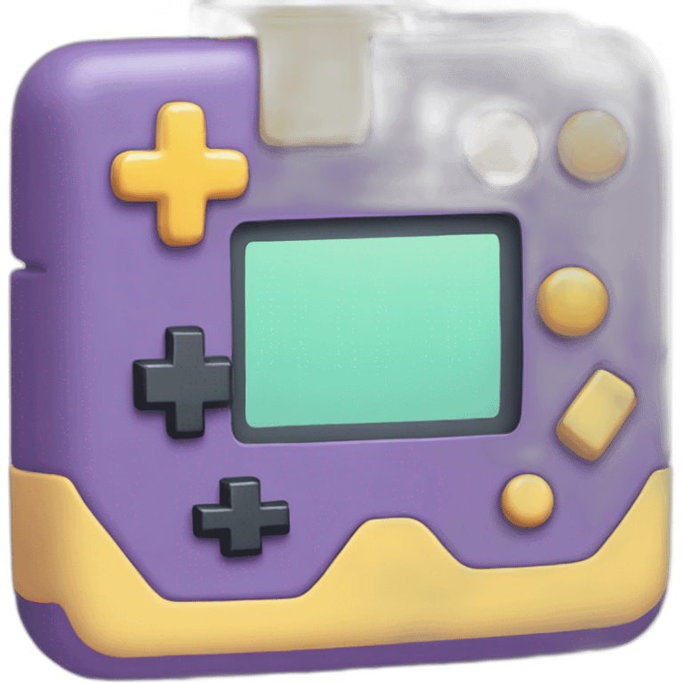 Game Boy with like emoji