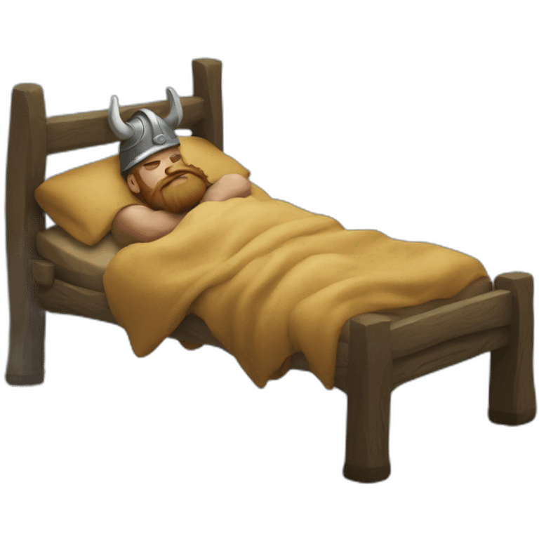 viking sleeps emoji