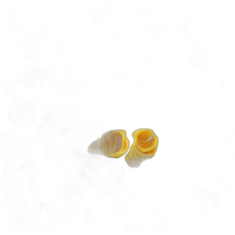 Shell pastas eat by red cat emoji