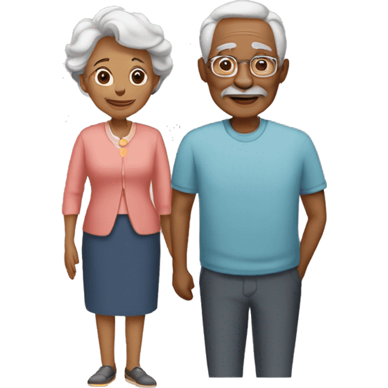 GRANDFATHER AND GRANDMOTHER emoji