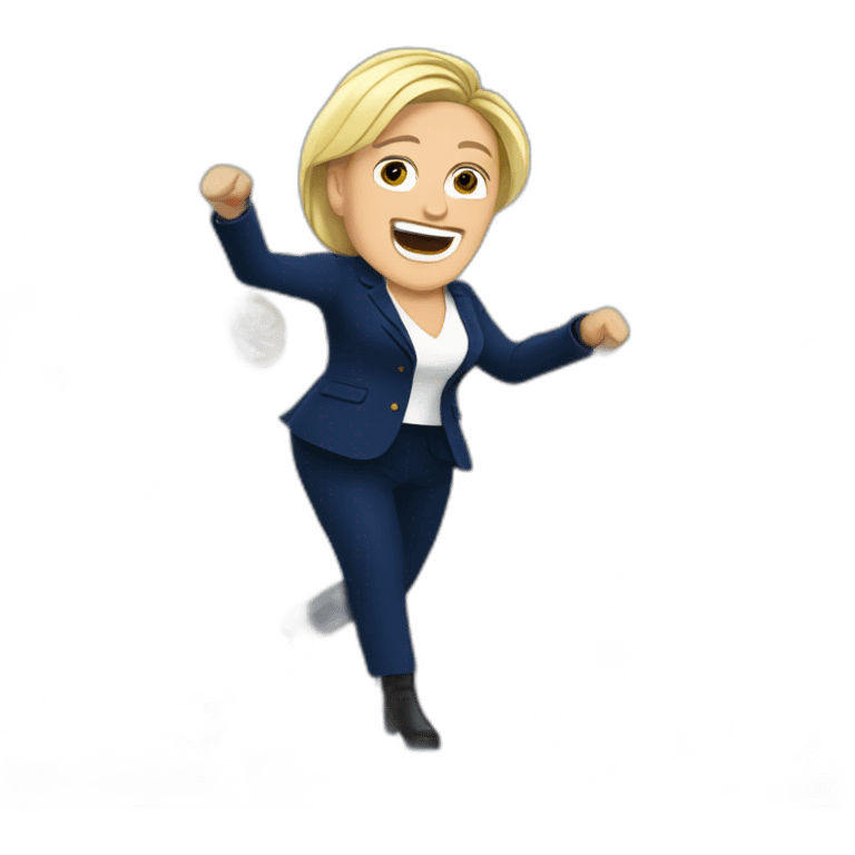 Marine le pen qui danse emoji