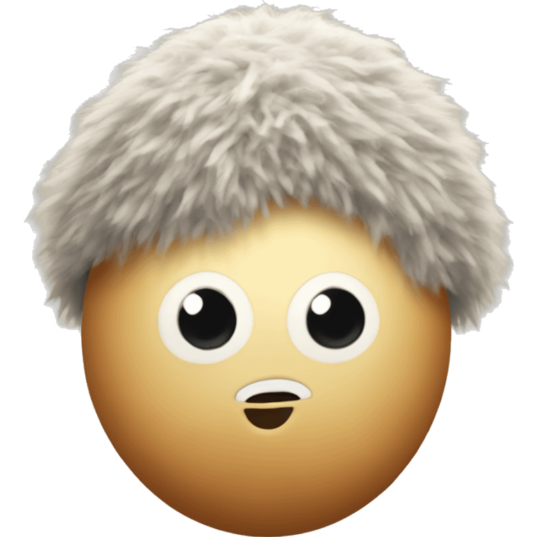 a woolly egg emoji