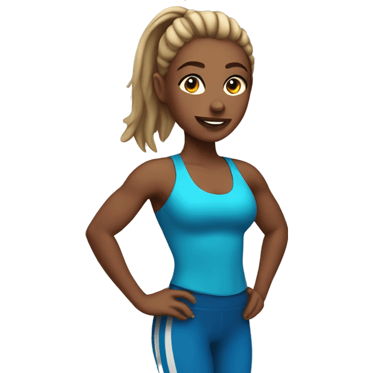 Fitness girl emoji