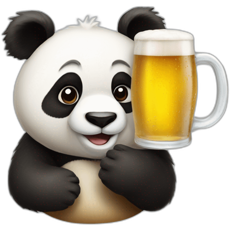 panda biere emoji