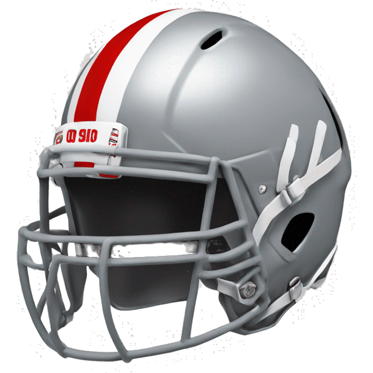 Ohio state football helmet emoji