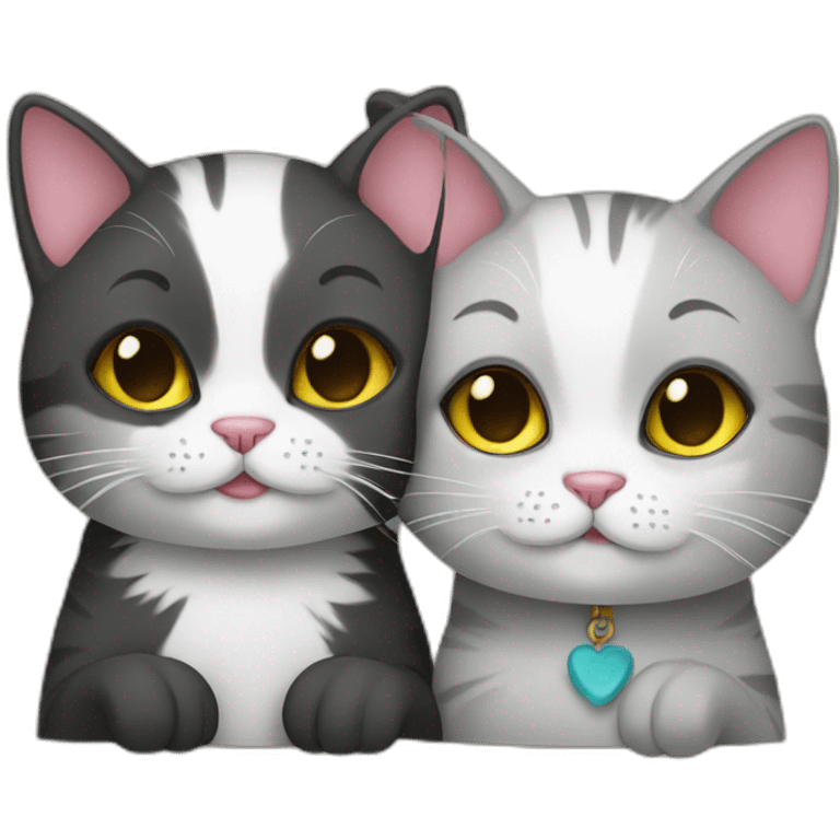 couple cat emoji