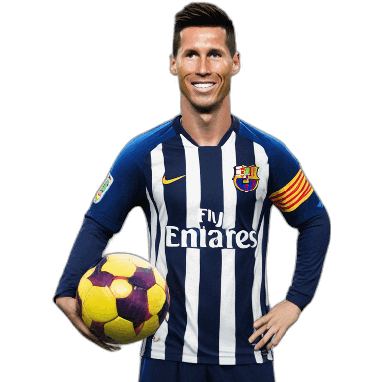 Ronaldo meilleur messi emoji