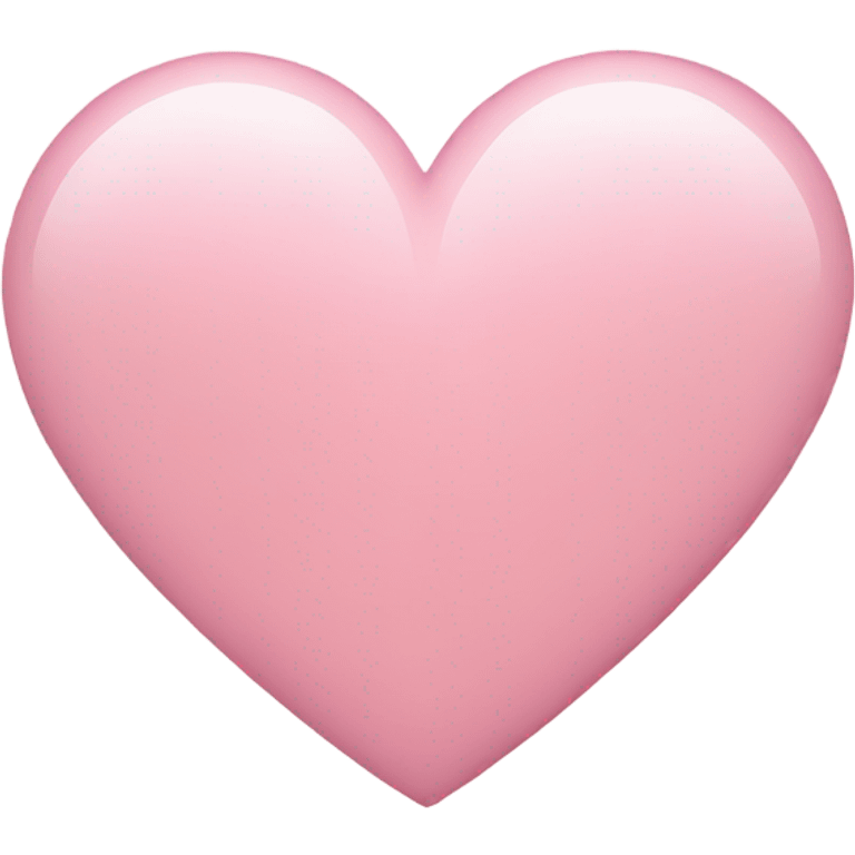 Light pink heart emoji