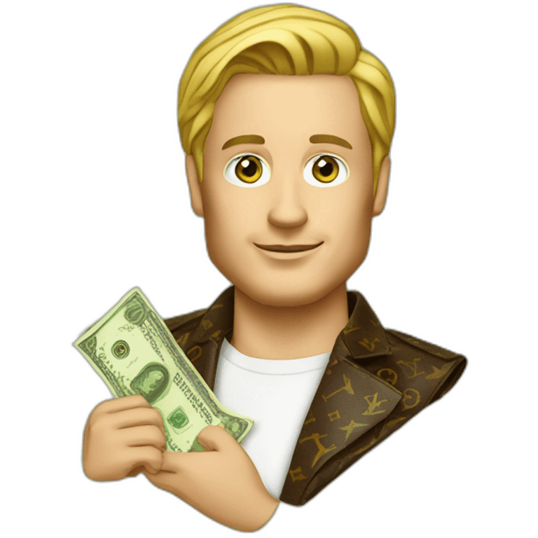 Louis Vuitton money emoji