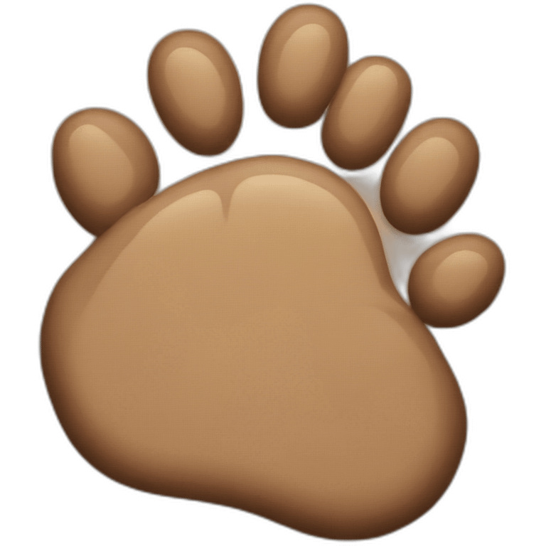 Cat paw emoji