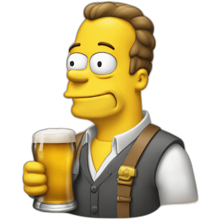 Hommer-simpson-drink-beer emoji