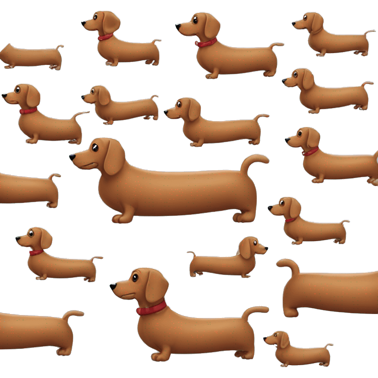 Sausage dog emoji