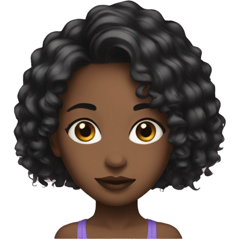 blackgirl shortwavyhair  emoji