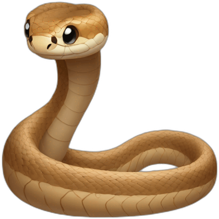 Baby  brown snake emoji