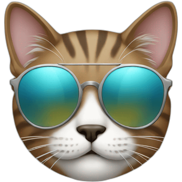 Cat with  sunglasses emoji