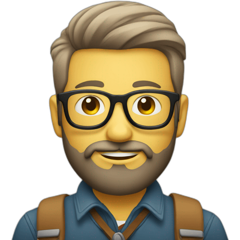 hipster default user color badge emoji