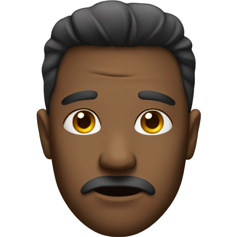 Face with estranged style  emoji