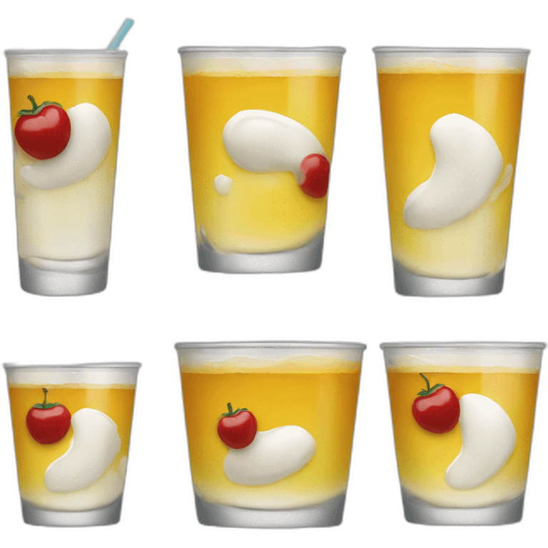 Macron drink emoji