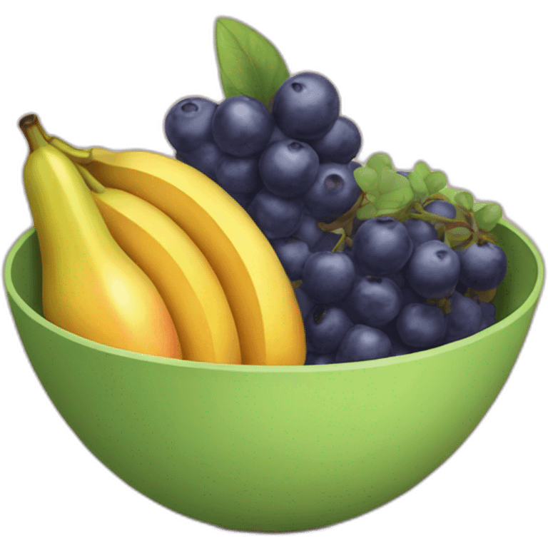 1 bowl of fruit emoji