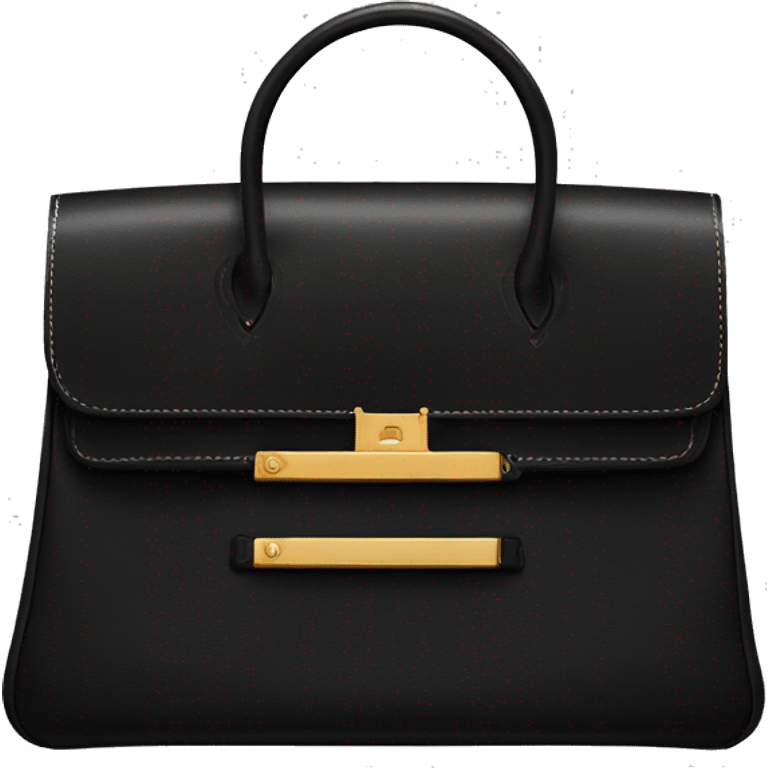 Hermes bag black emoji