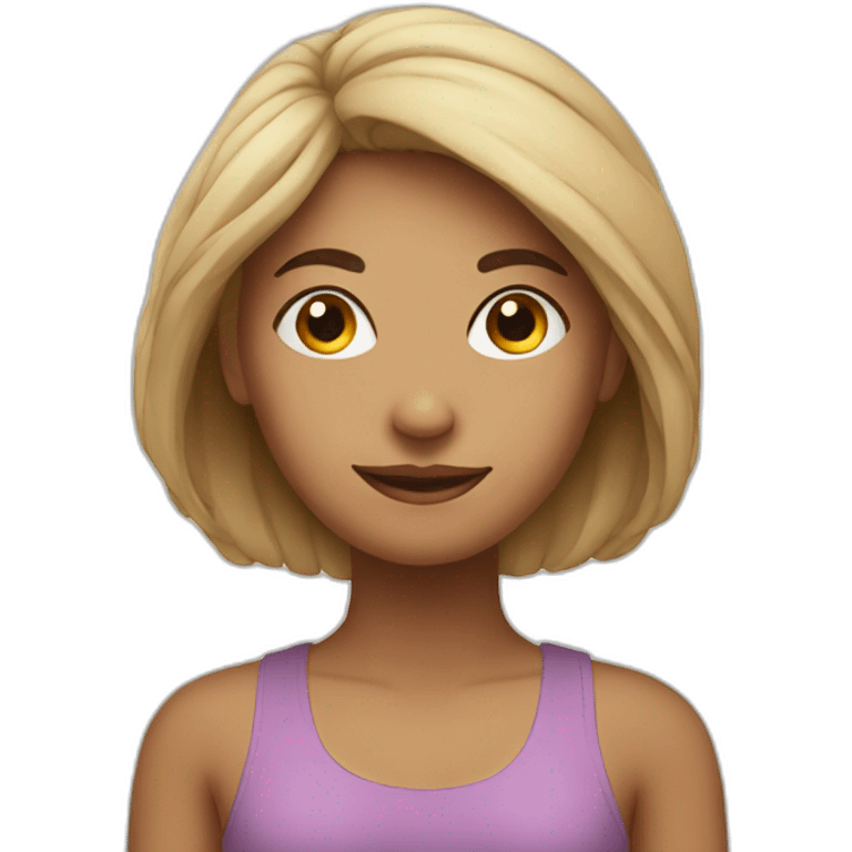 Yoga woman emoji