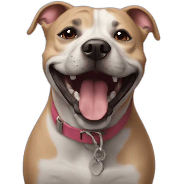 staffy smile emoji