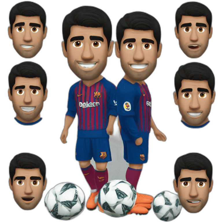 Luis Suarez Barcelona emoji