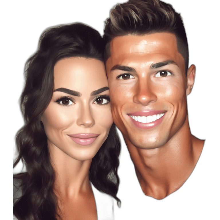 Cristiano Ronaldo kiss feet georgina emoji