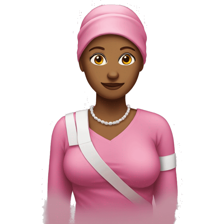 female breast cancer survivor emoji