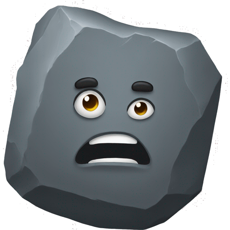 Rock emoji