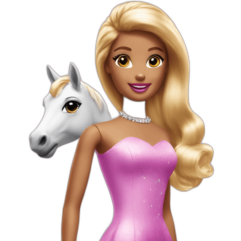 barbie grab unicorn emoji