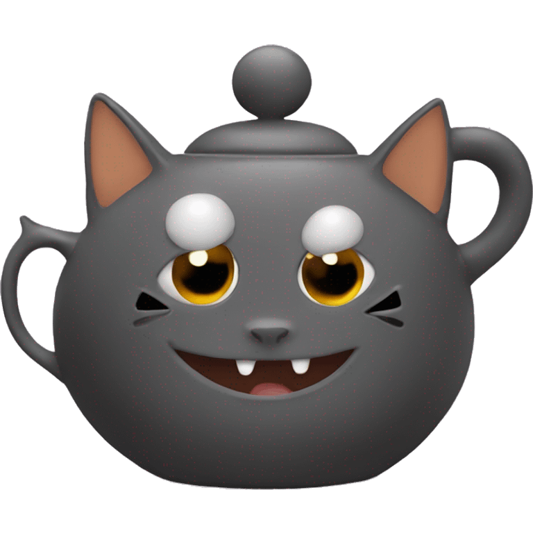 bat and cat teapot emoji