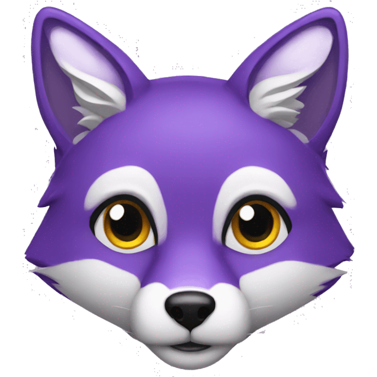 Purple fox emoji