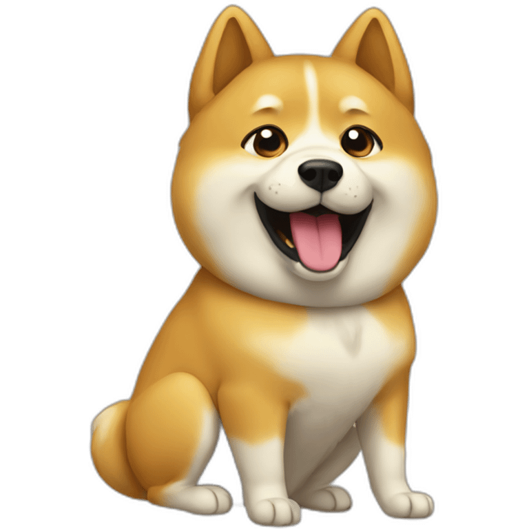 doge giving a hug emoji