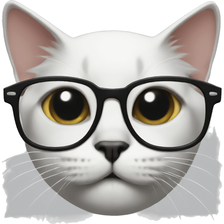 cat with thug life glasses emoji