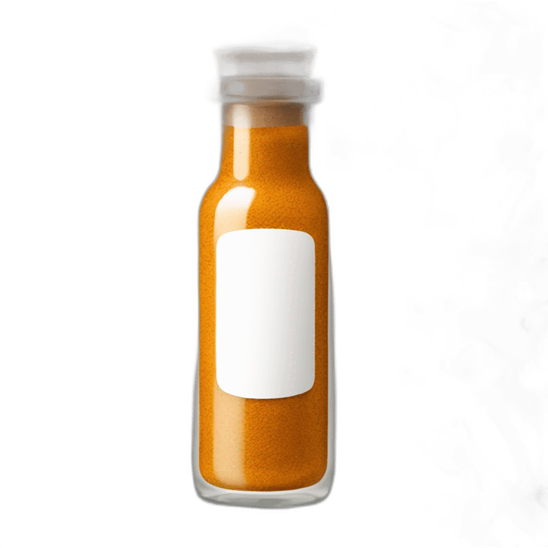 glass bottle with spices  emoji