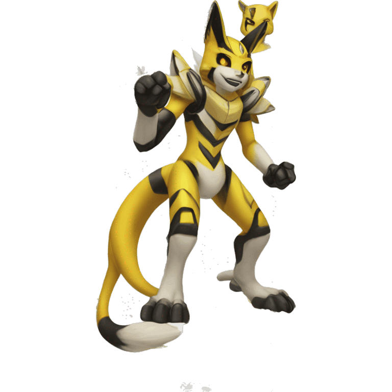 Anthro Metabee Medabee Renamon Zeraora emoji