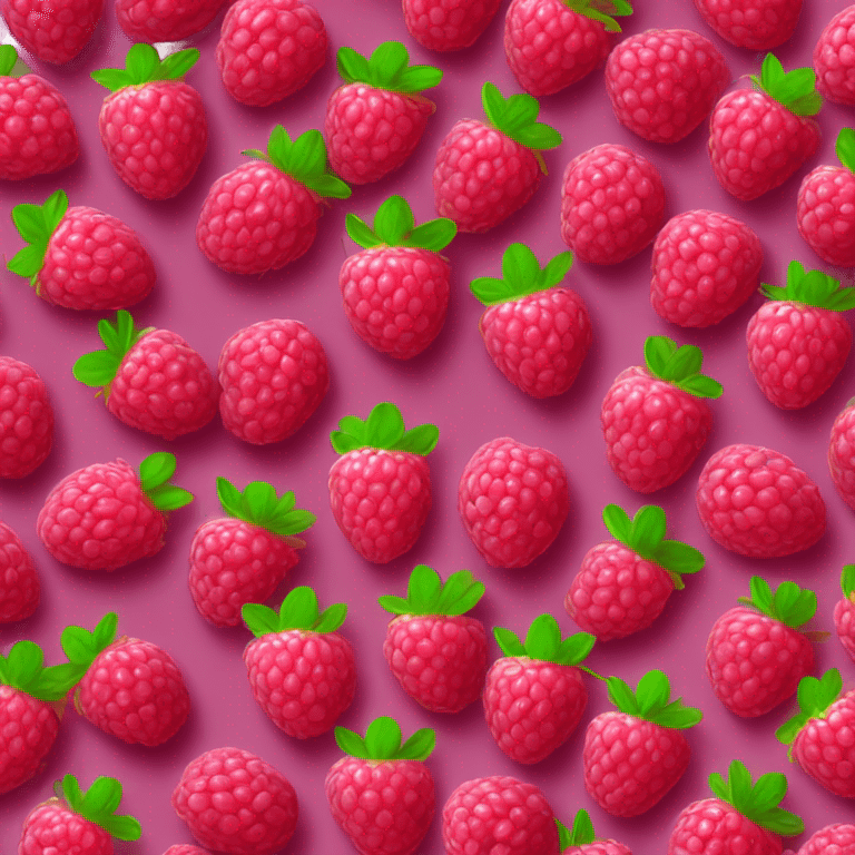 raspberries in a package  emoji