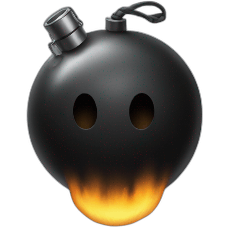 black bomb emoji